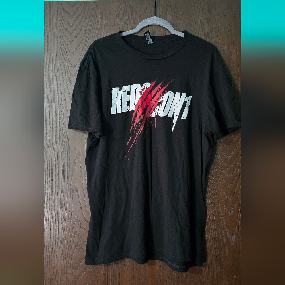 District Black and Red Graphic Tee